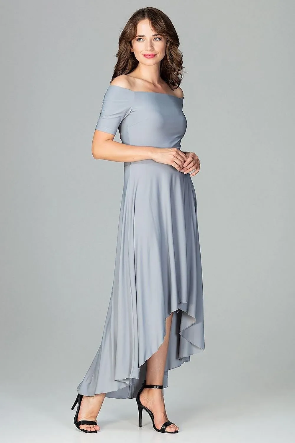 Asymmetrical Charm Cocktail Dress