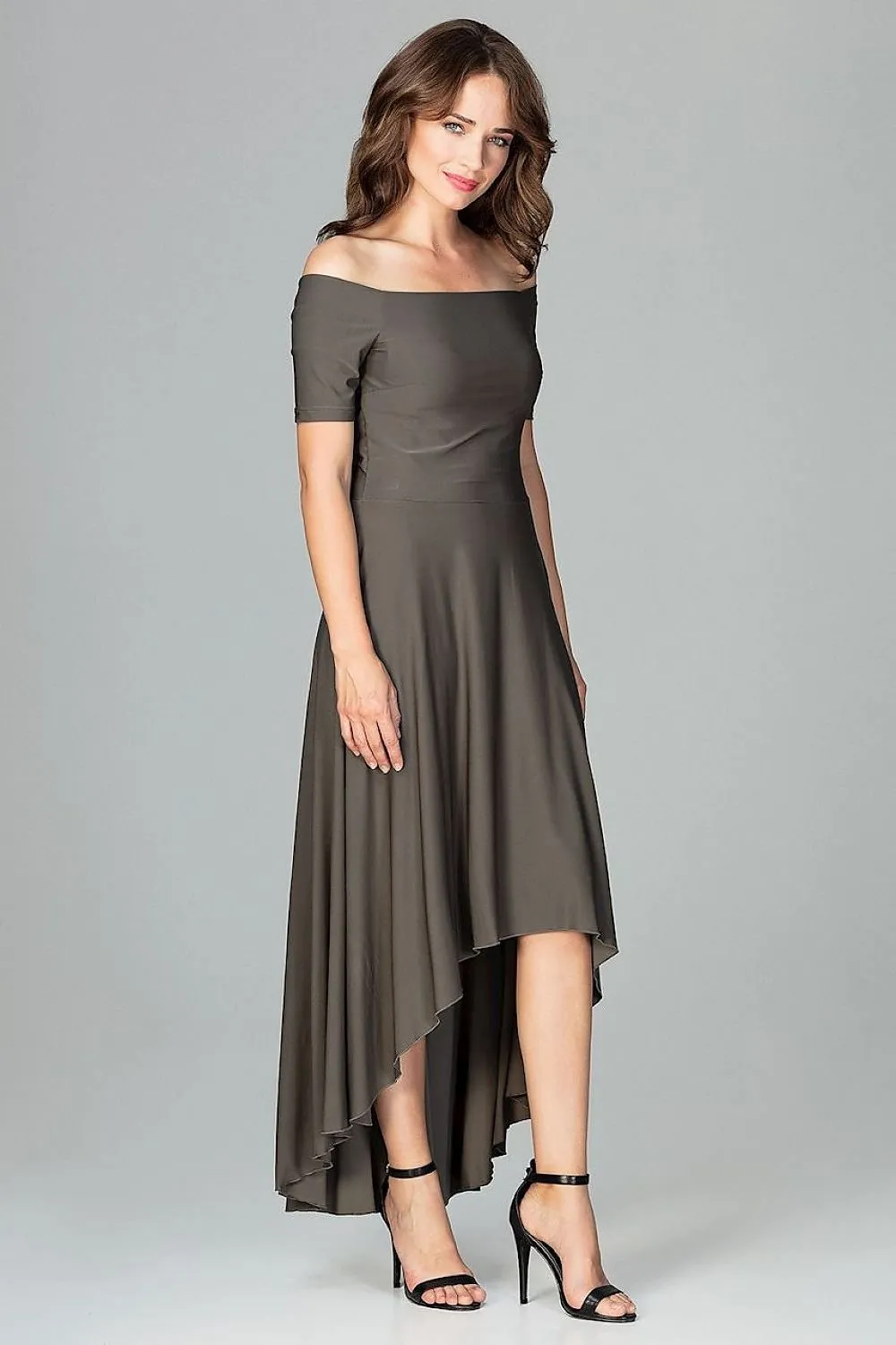 Asymmetrical Charm Cocktail Dress