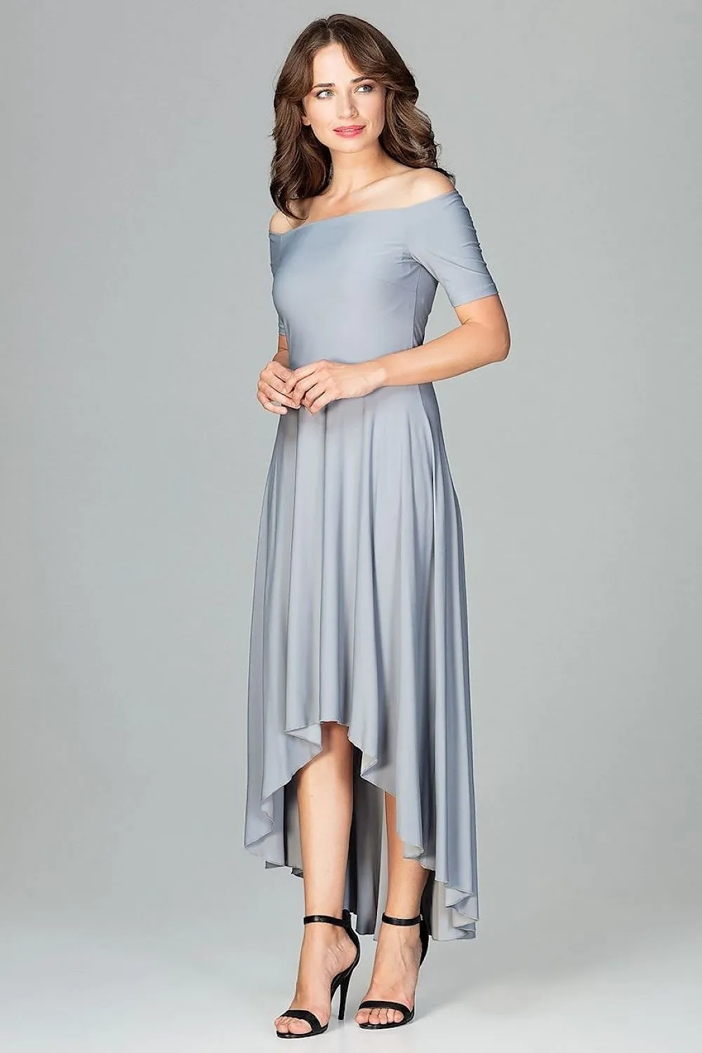 Asymmetrical Charm Cocktail Dress