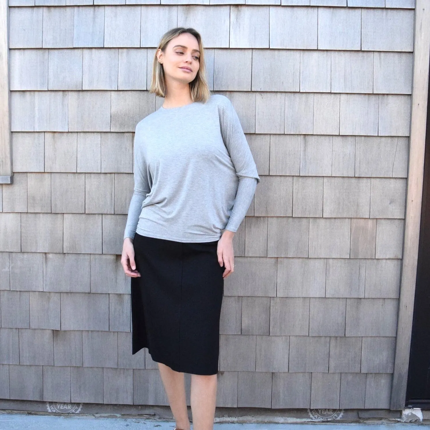 Basic A-line Skirt | Black [Final Sale]