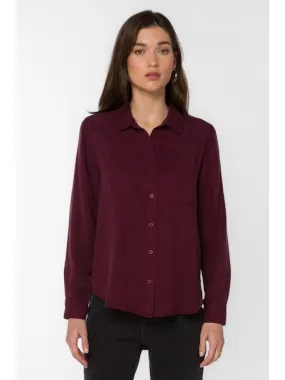 Bennett Prune Button Up Shirt