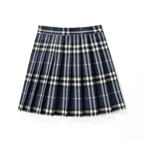 Blue Green JK vintage plaid uniform skirt