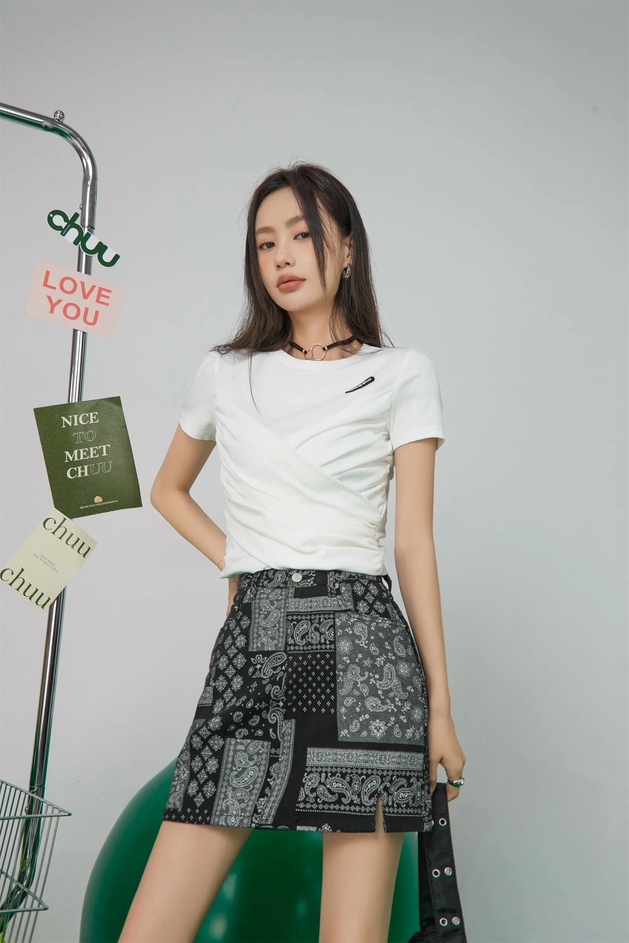 Born To Have Style Paisley Skirt