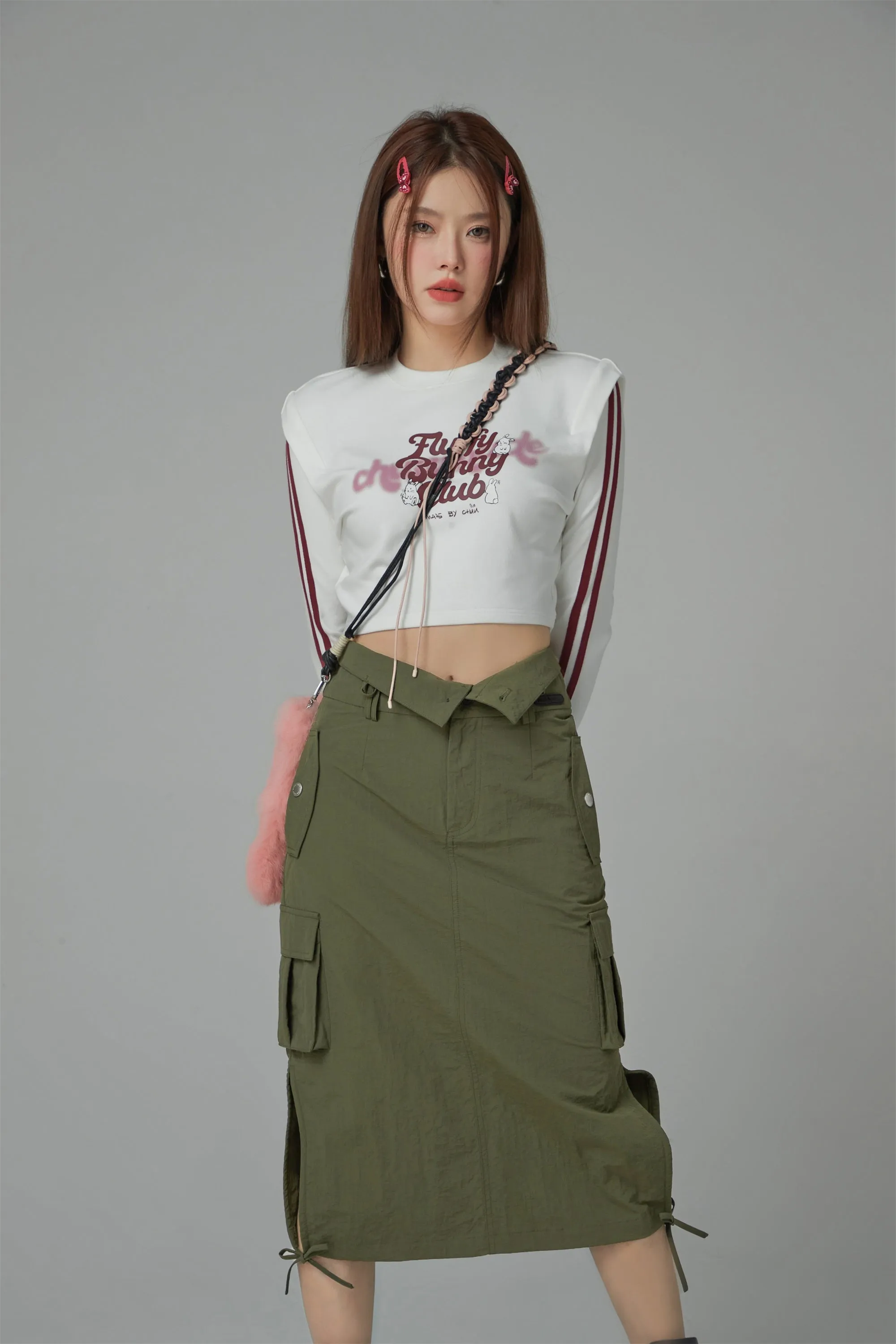 Cargo A-Line Long Skirt