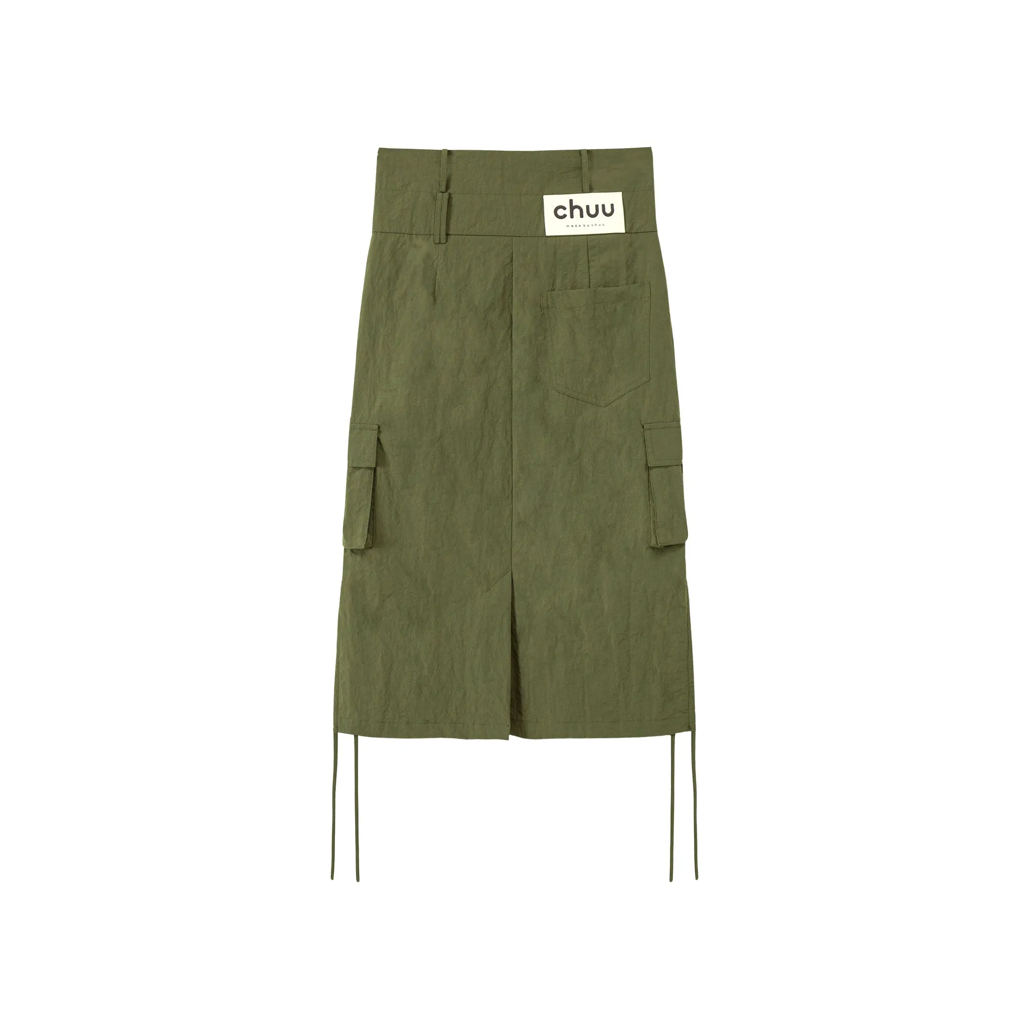 Cargo A-Line Long Skirt