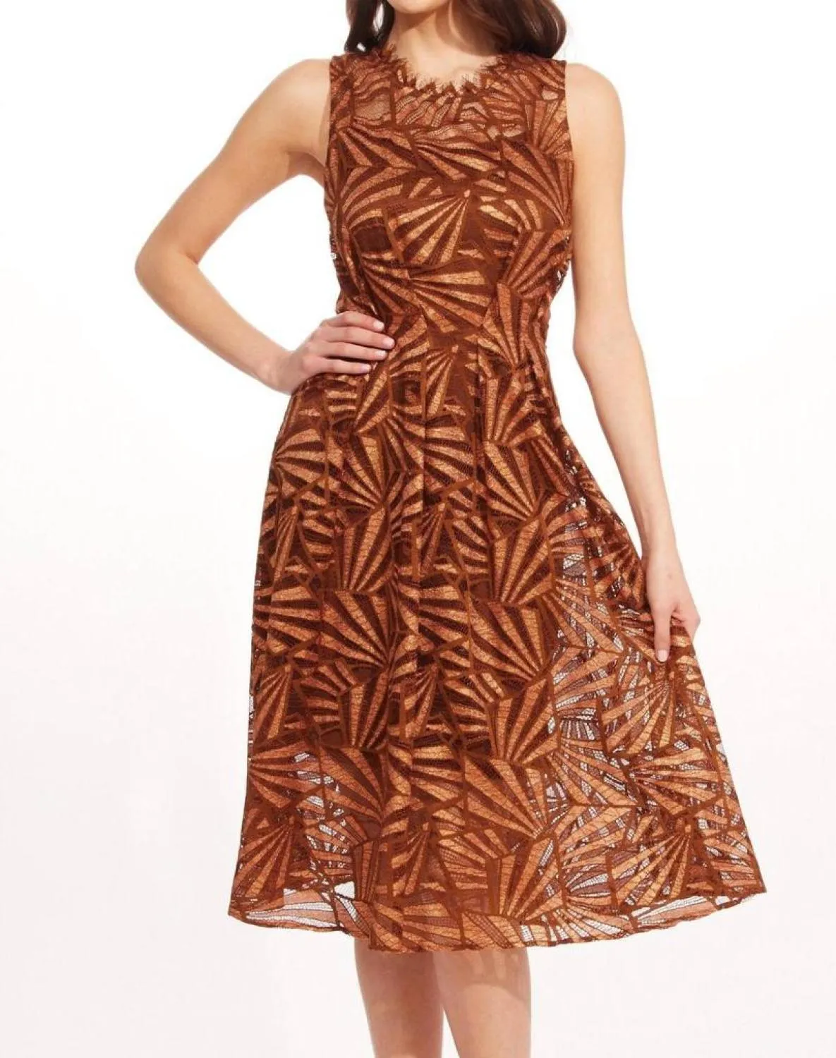 Citi Dress In Copper Lace