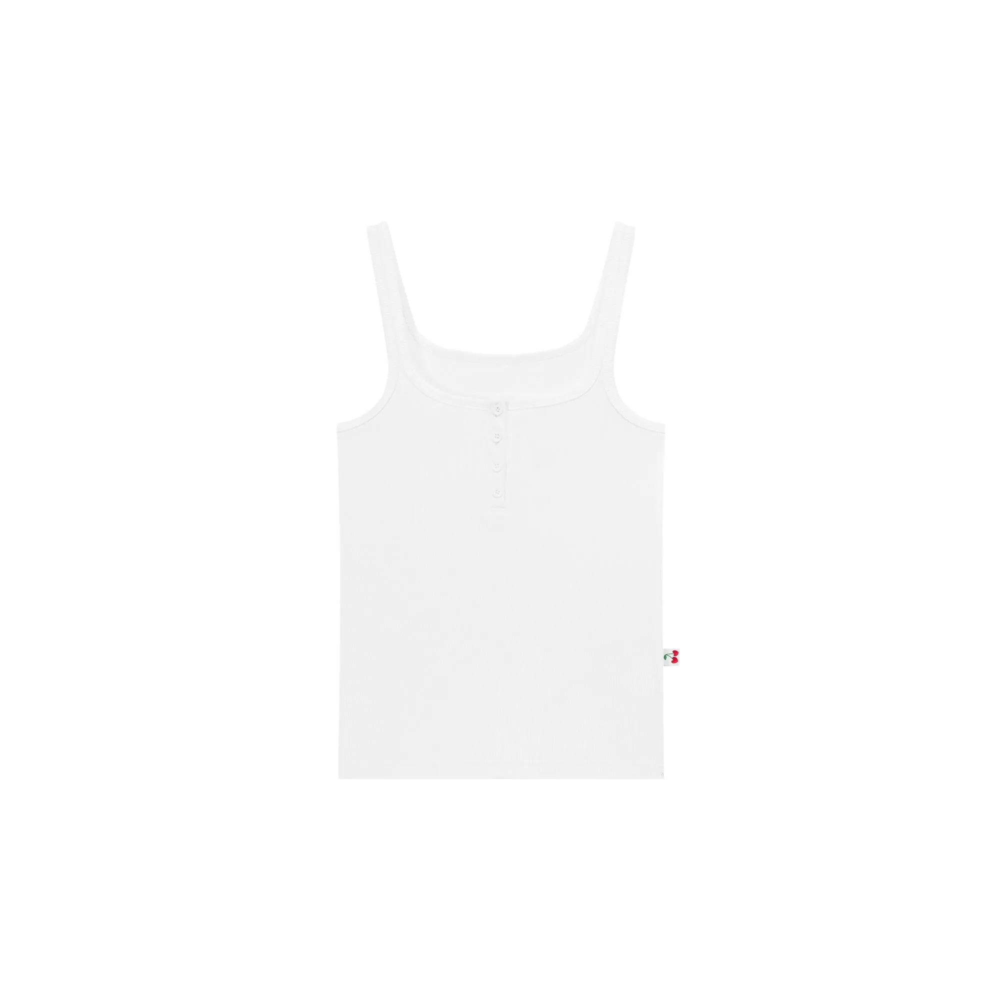 Color Button Sleeveless Tank Top