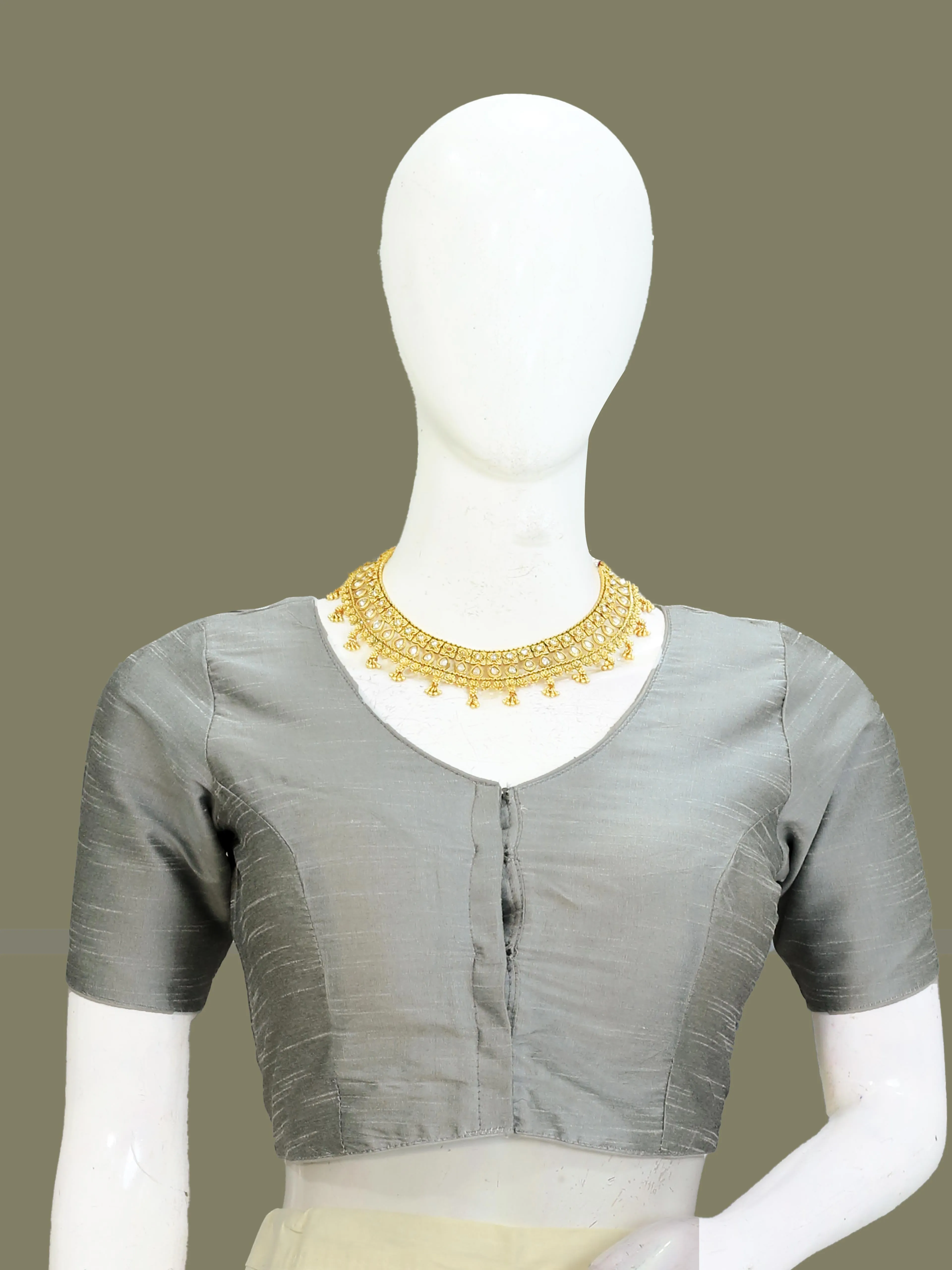 Cotton Silk Readymade Blouse