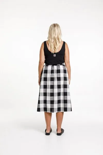 DELILAH SKIRT GINGHAM CHECK