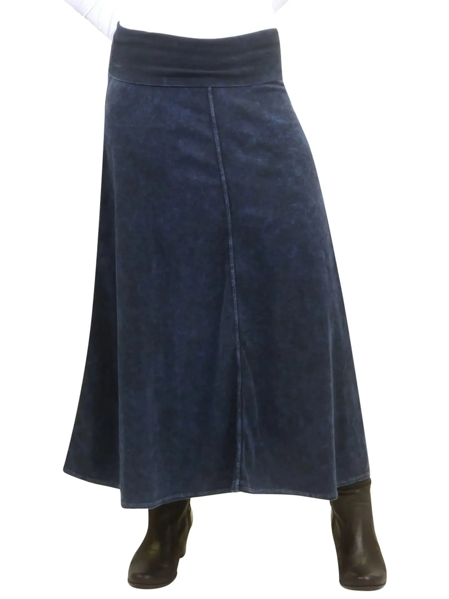 Hard Tail Roll Down Cotton Skirt B-131