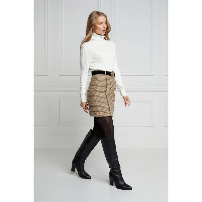 Holland Cooper Knightsbridge Ladies Tweed Skirt - Charlton Tweed