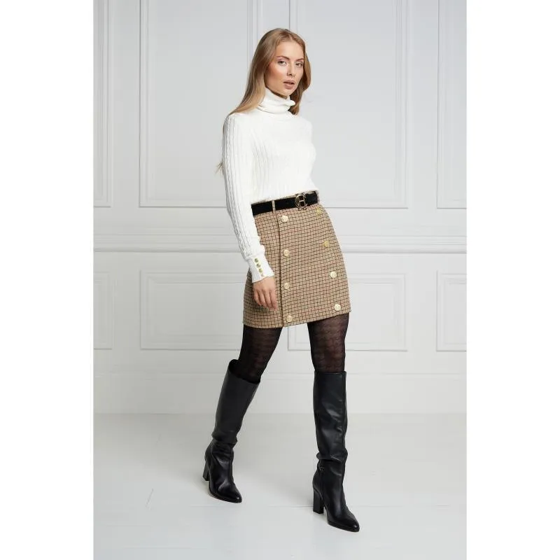 Holland Cooper Knightsbridge Ladies Tweed Skirt - Charlton Tweed