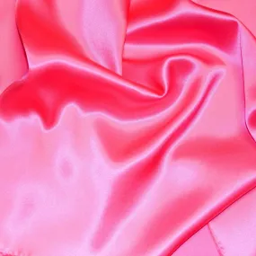 Hot Pink Silk Charmeuse Fabric