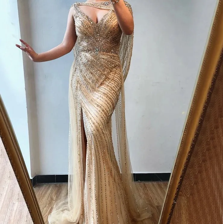 Luxury Sexy Split Evening Dress