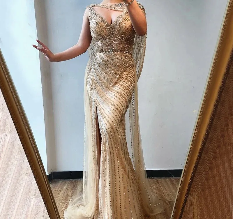 Luxury Sexy Split Evening Dress