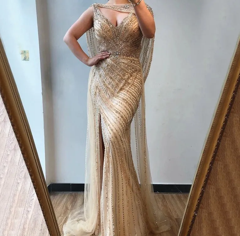 Luxury Sexy Split Evening Dress