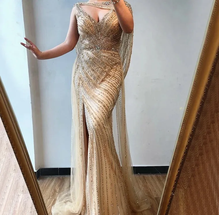 Luxury Sexy Split Evening Dress