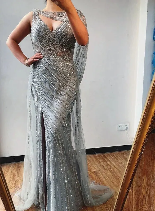 Luxury Sexy Split Evening Dress