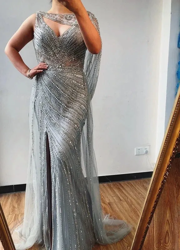 Luxury Sexy Split Evening Dress