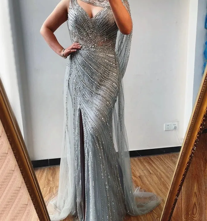 Luxury Sexy Split Evening Dress