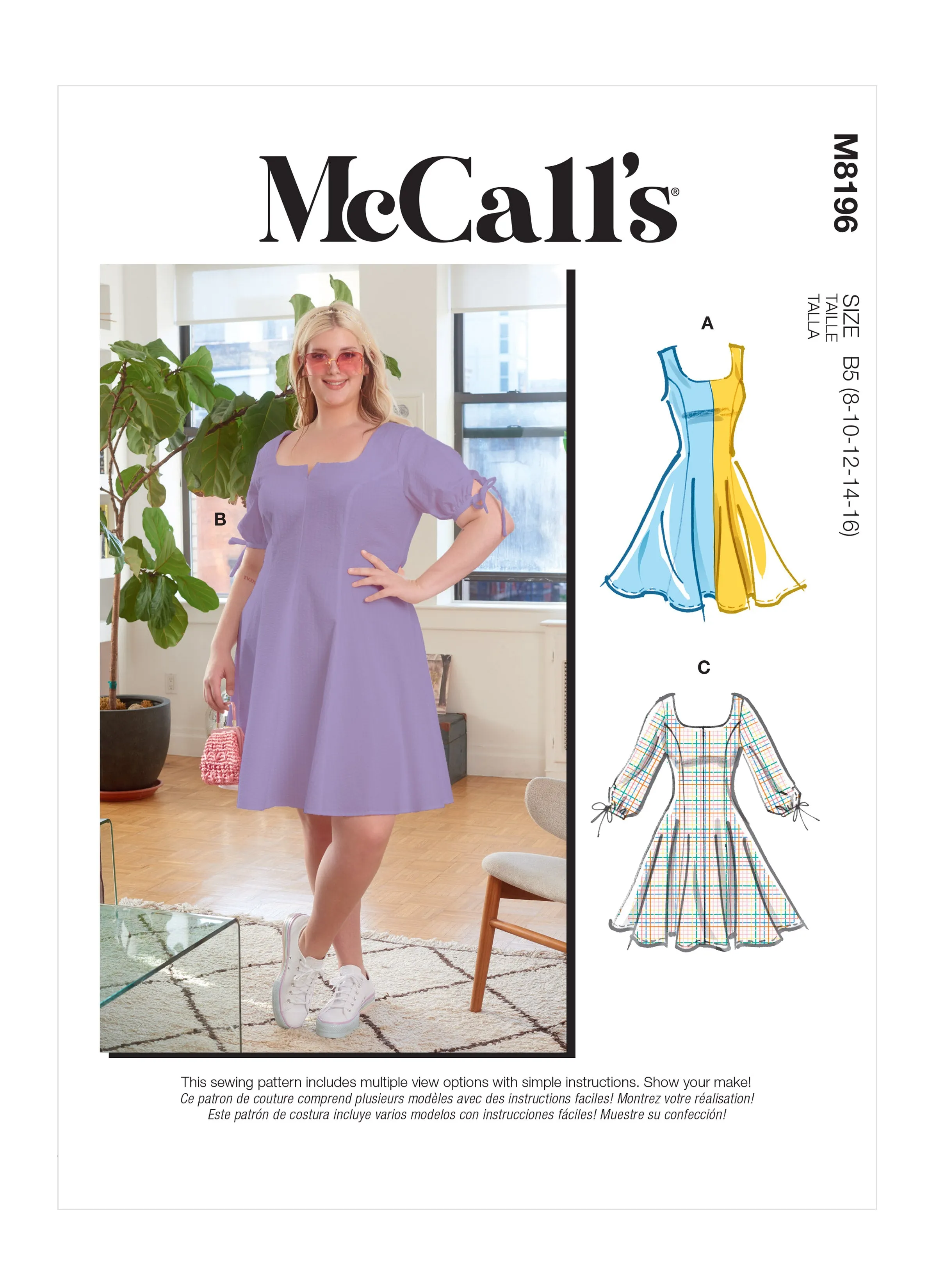 McCall's Pattern M8196 Misses' & Women's Dresses