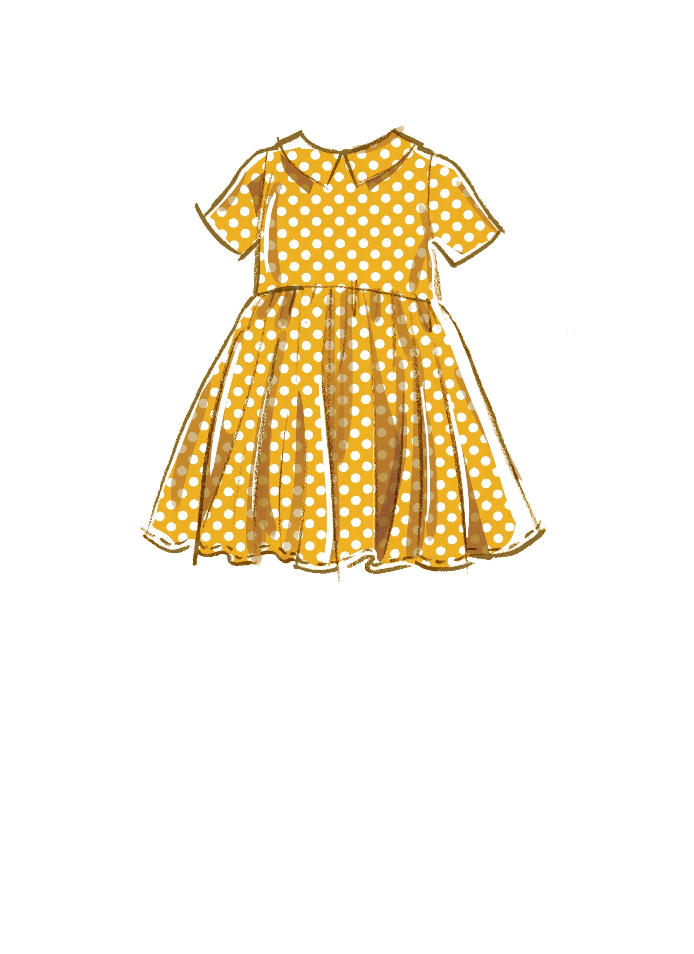 McCall's Sewing Pattern 8266 Toddlers' Dresses