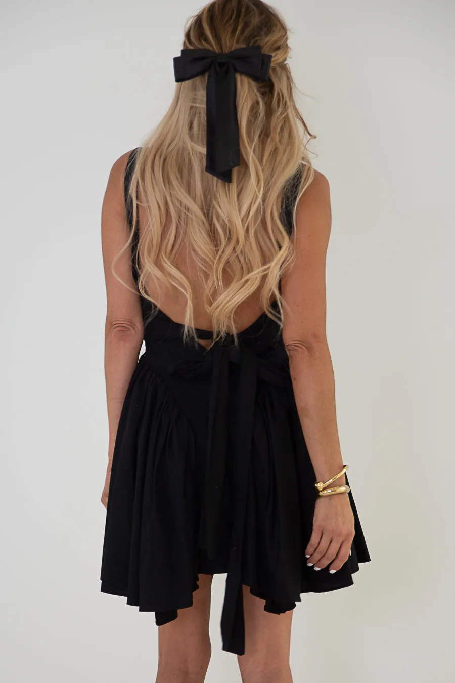 Mini Flare Dress - Black