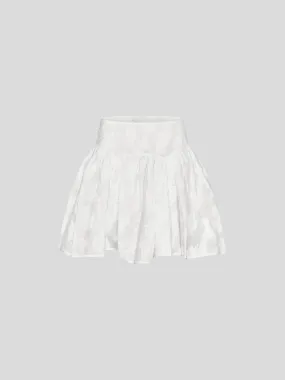 Mini Pleated A-Line Skirts