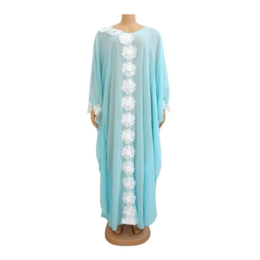 One Size Dress Caftan Abaya Hijab Two-piece Suit