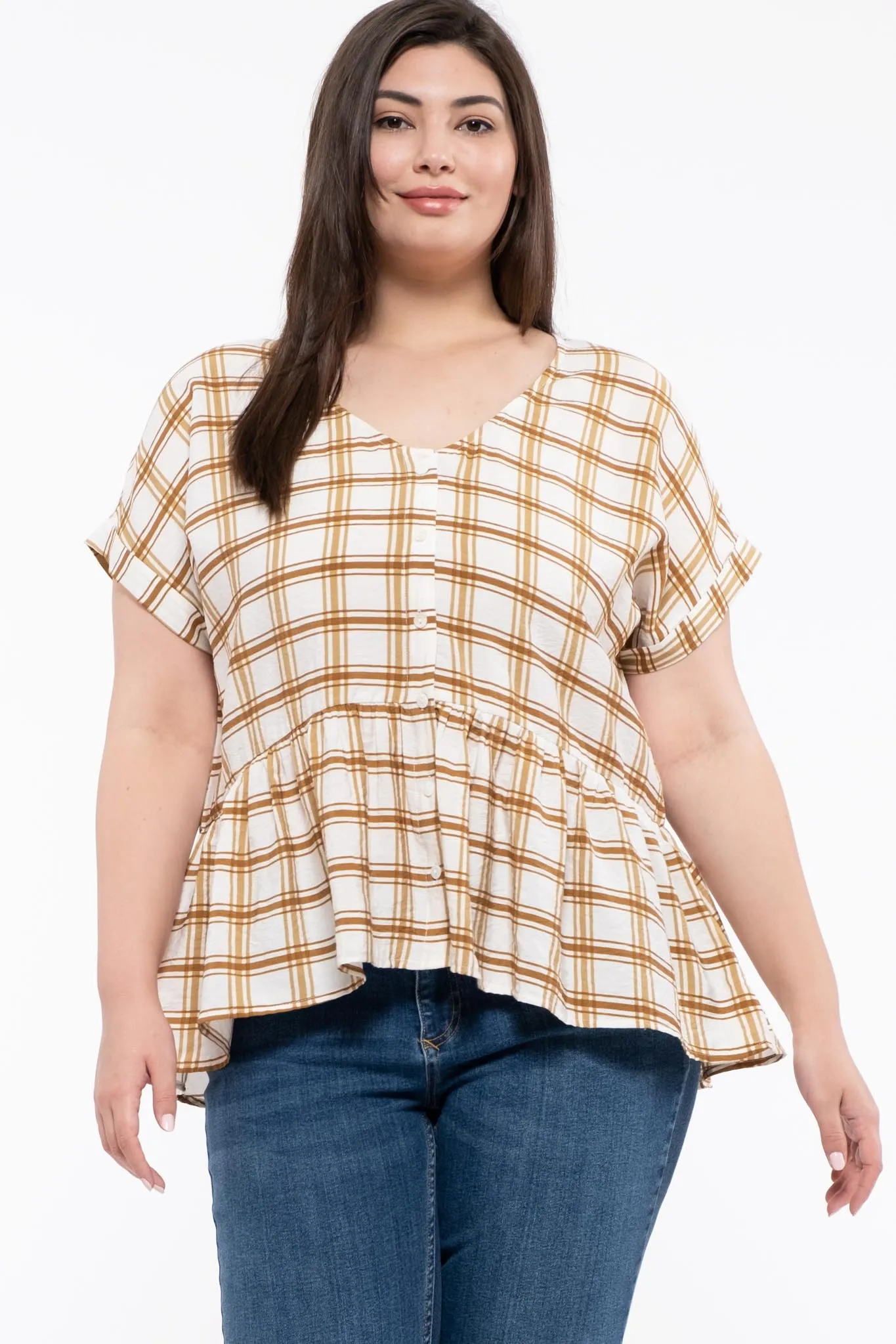 PLUS GRID BUTTON UP TOP