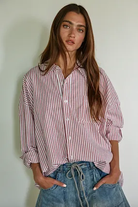 rose button up top