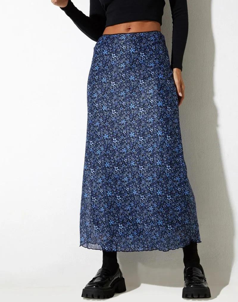 Summer Print A-Line Skirt